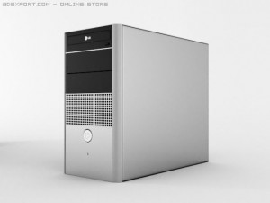 personalcomputer 3D-Modell