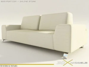 modern living 01 3D Model
