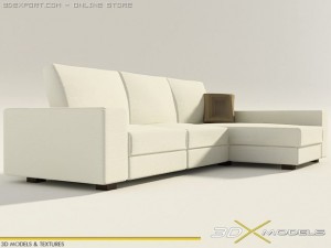 modern living 02 3D Model