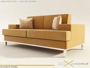modern living 9 3D Model