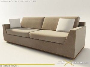 modern living 11 3D 모델