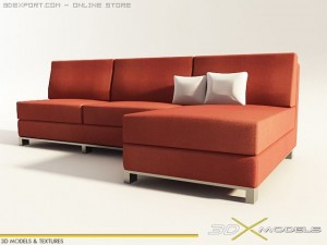 modern living 12 3D Модель