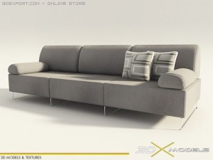 modern living 14 3D Модель