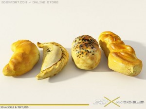 breads 3D Model