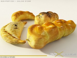 breads 3D Model