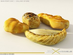 breads 3D Model