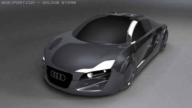 ऑडी आरएसक्यू 3D मॉडल .c4d .max .obj .3ds .fbx .stl .blend 