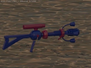 mars ray5 barrel version with paint 3D Model