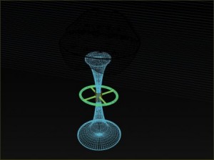 lips bar chair 3D 모델