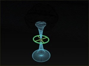 lips bar chair 3D Model