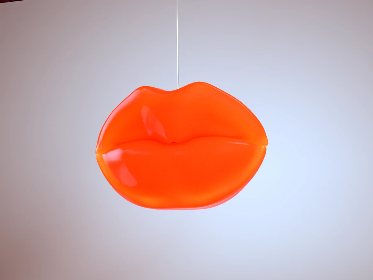 lighting lips 3D Model .c4d .max .obj .3ds .fbx .stl .blend 
