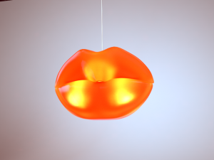 lighting lips 3D Модель