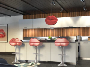 lighting lips 3D Model