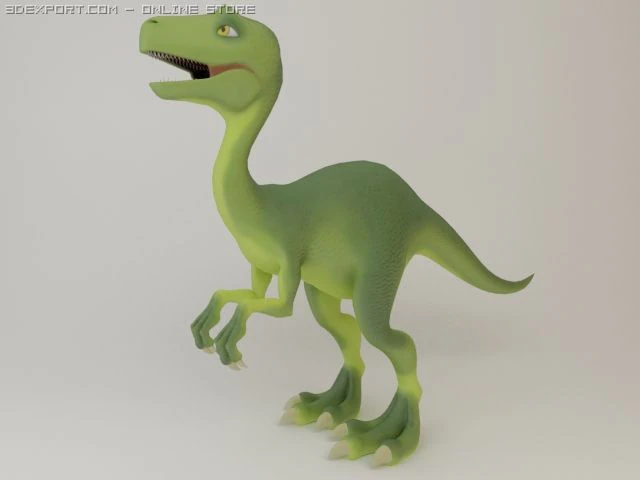 dino baby 3D Model .c4d .max .obj .3ds .fbx .stl .blend 