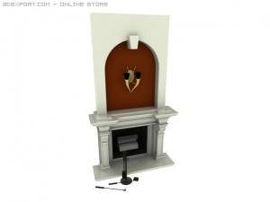 fireplace classic 3Dモデル