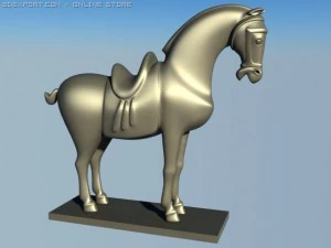 horse statuette 3D Model