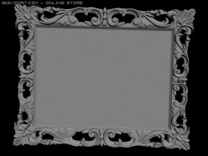 frame of picture 3D Model