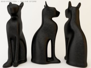 cat egypt 3D Model