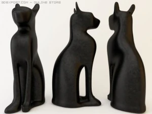 cat egypt 3D Model