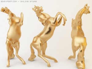 horse sculpture 3D Model