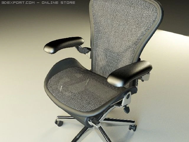 aeron chair 3D Model .c4d .max .obj .3ds .fbx .stl .blend 
