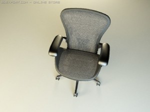 aeron chair 3D 模型
