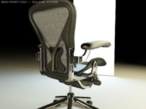 aeron chair 3D 模型
