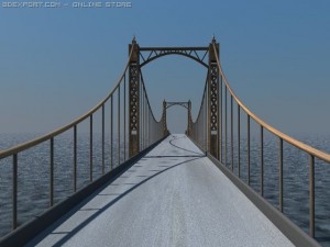 old bridge 3Dモデル
