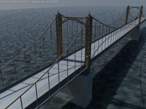 old bridge 3Dモデル