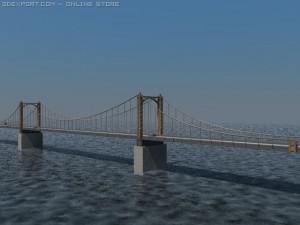 old bridge 3Dモデル