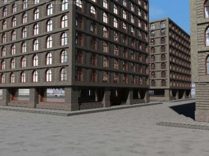 city building 3D 模型