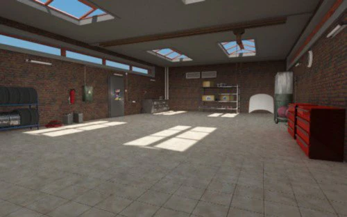 auto service garage 3D Model .c4d .max .obj .3ds .fbx .stl .blend 