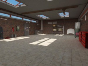 auto service garage 3Dモデル