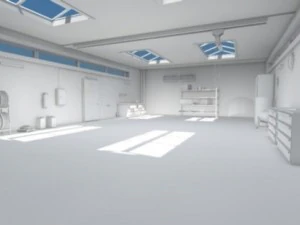 auto service garage 3D Model