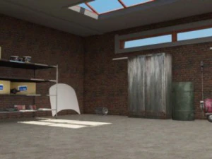 auto service garage 3D Model