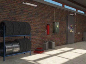 auto service garage 3D Модель
