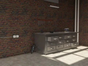 auto service garage 3D Model