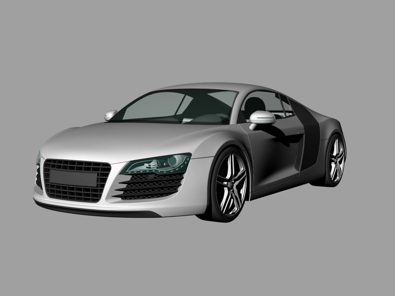 audi r8 3D Model .c4d .max .obj .3ds .fbx .stl .blend 