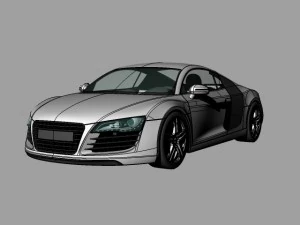audi r8 3D Model