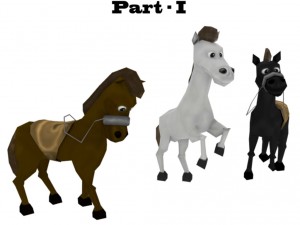 low poly wild west character pack 3D Model