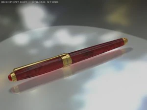 enzo varini fountain pen 3D Model