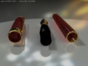 enzo varini fountain pen Model 3D