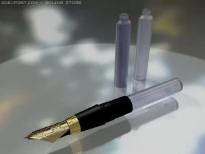 enzo varini fountain pen 3D Model