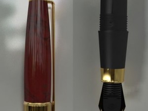 enzo varini fountain pen Model 3D