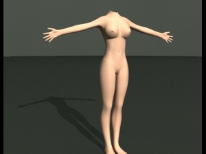 body of the girl 3D Model