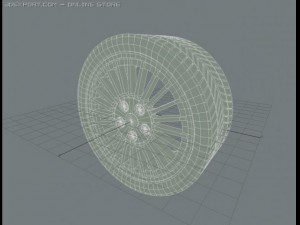 wheel24545r19 3D Model