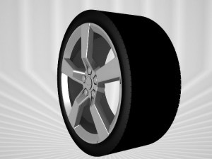 camaro wheel 3D Model