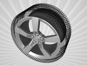 camaro wheel 3D Model