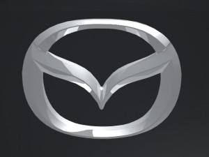 mazda logo Modelo 3D