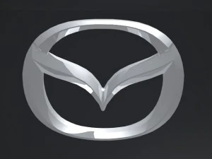 logo Mazda Modello 3D